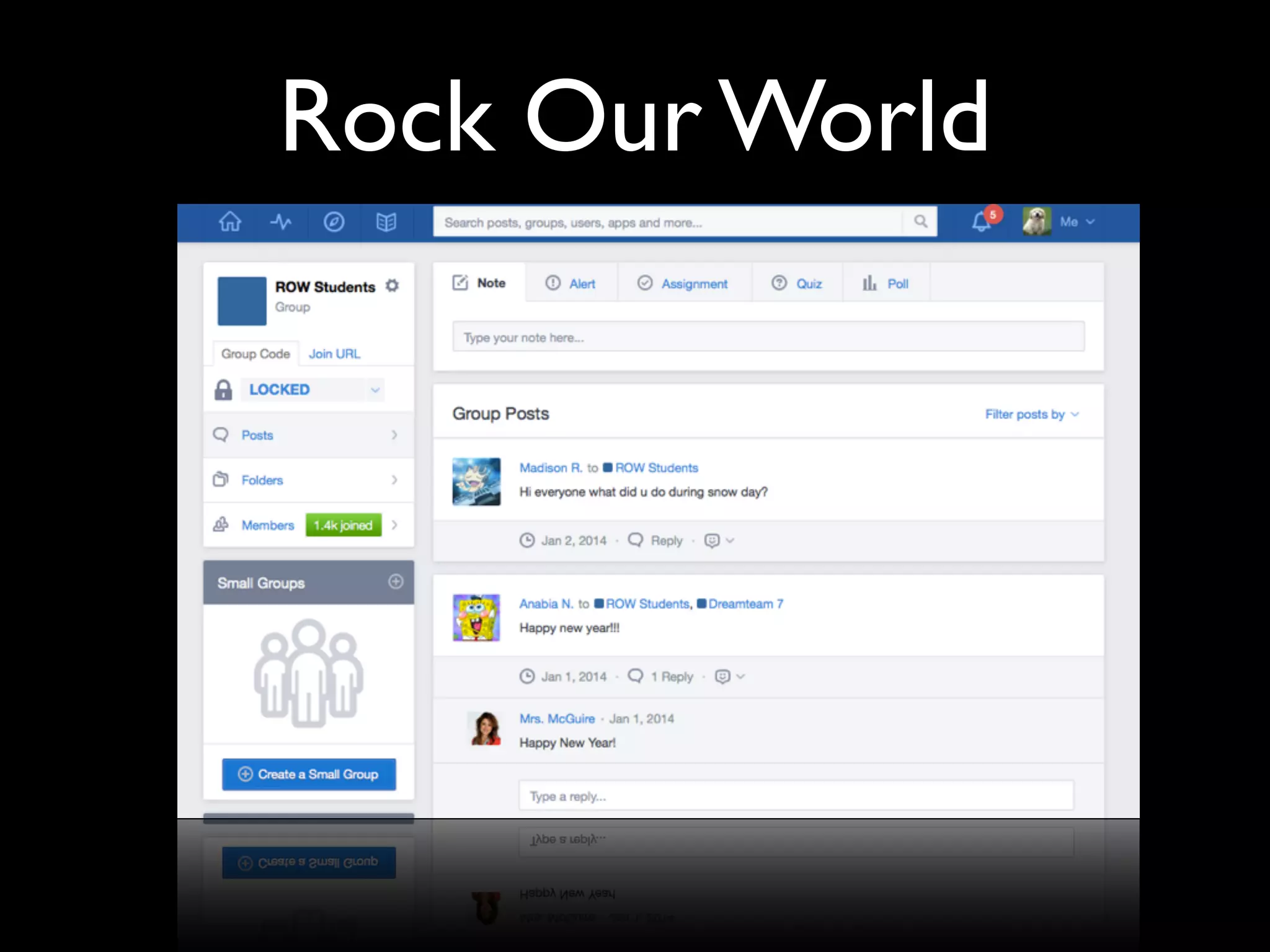 Rock Our World

 