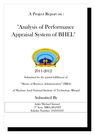Performance Management System of BHEL
