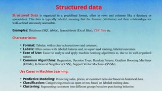 (AI@ML) data set and types of data in ai | PPTX