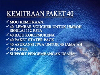 SUPPORT PENGEMBANGAN USAHA