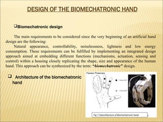 human design by biomechatronic approach Manju ppt.ppt