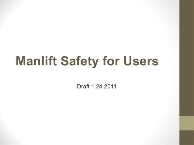 Manlift Safety 1 26 11 Final