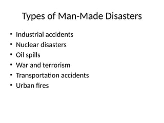 Comprehensive Overview of Man-Made Disasters and Prevention Strategies ...