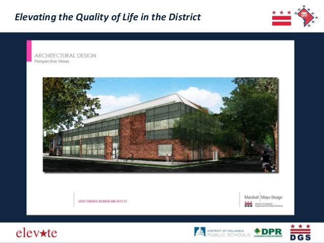 Elevating the Quality of Life in the District 
Elevating the Quality of Life in the District  