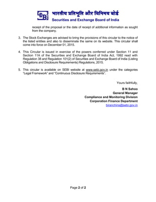 Manner of achieving minimum public shareholding regulation 38 Sebi lodr ...