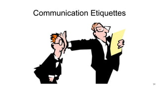 Communication Etiquettes
34
 