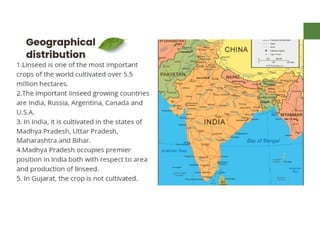 Mannu Kumar Production technology of Linseed Rabi crop.(Agronomy ) | PDF