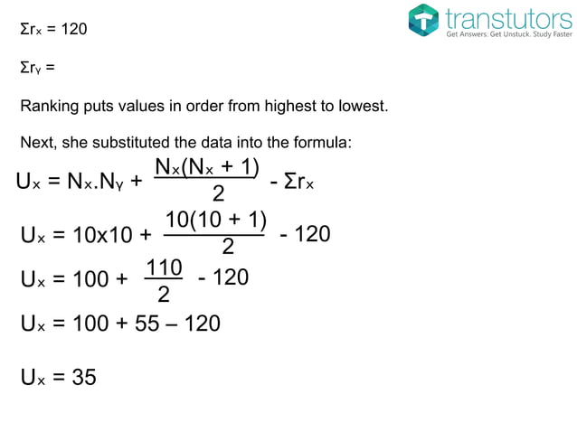 Mann Whitney U Test | Statistics | PPT | Standardized Testing ...