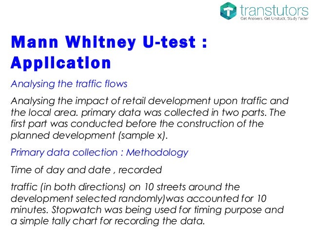 Mann Whitney U Test | Statistics