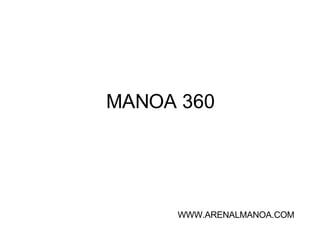 MANOA 360 WWW.ARENALMANOA.COM 