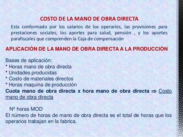Mano de obra (costos)