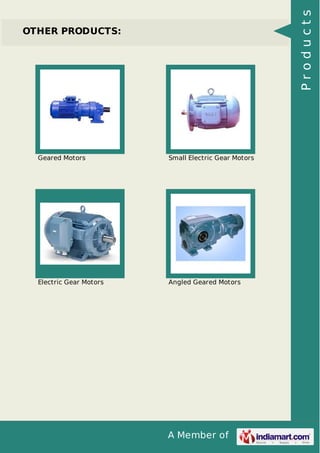 Products

OTHER PRODUCTS:

Geared Motors

Small Electric Gear Motors

Electric Gear Motors

Angled Geared Motors

A Member of

 