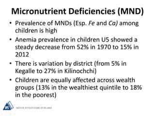 Transforming Food and Agriculture Systems to Improve Food Security and Nutrition in Sri Lanka