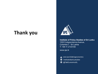 Transforming Food and Agriculture Systems to Improve Food Security and Nutrition in Sri Lanka