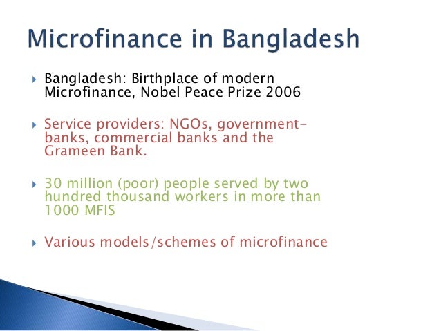 microfinance thesis
