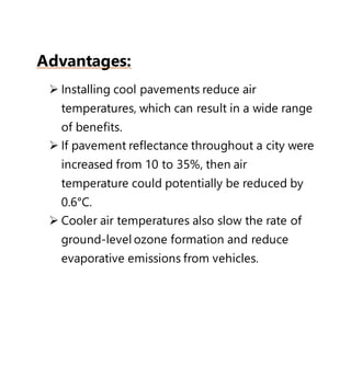 COOL PAVEMENTS | DOCX