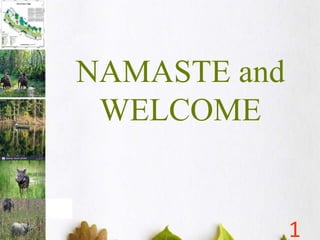 NAMASTE and
WELCOME
1
 