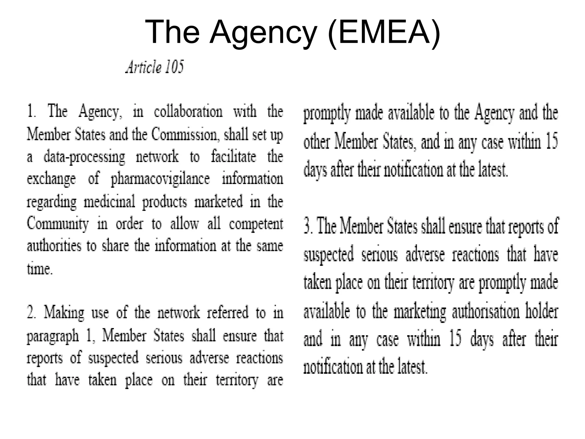 The Agency (EMEA) 