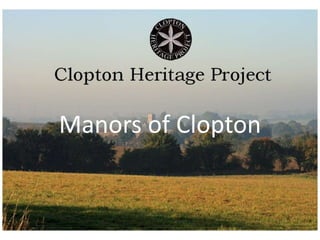 Clopton Bells
Manors of Clopton
 