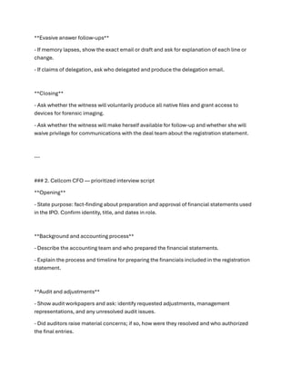 Legal and Regulatory Risks in IPO Fraud and Securities Violations | PDF