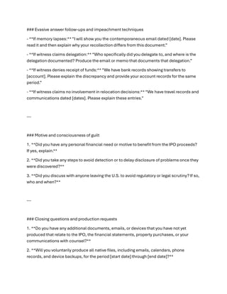 Legal and Regulatory Risks in IPO Fraud and Securities Violations | PDF