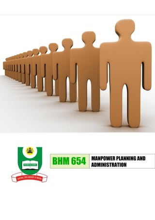 BHM 654   MANPOWER PLANNING AND
          ADMINISTRATION
 