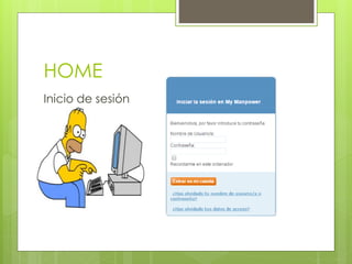 HOME
Inicio de sesión
 