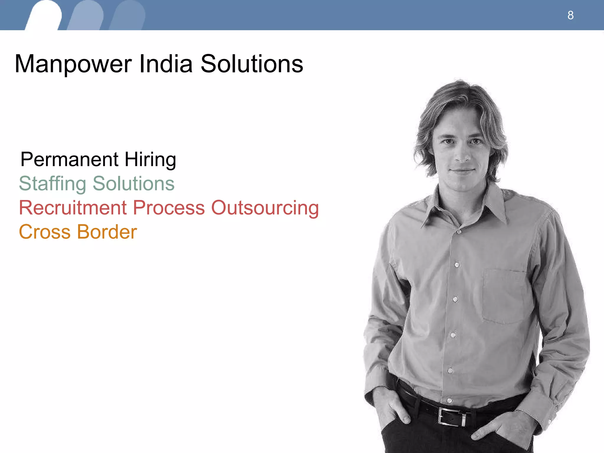 Manpower India Solutions Permanent Hiring Staffing Solutions Recruitment Process Outsourcing Cross Border 