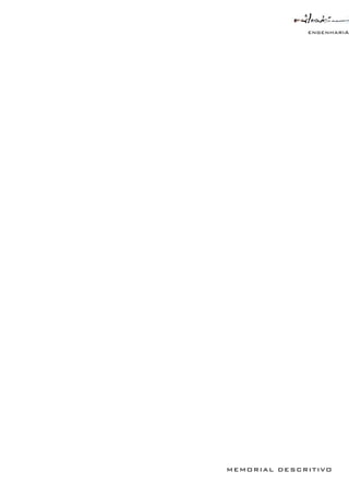 ENGENHARIA
MEMORIAL DESCRITIVO
 