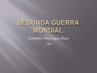 Cristofer Manrique Ruiz
11a
 