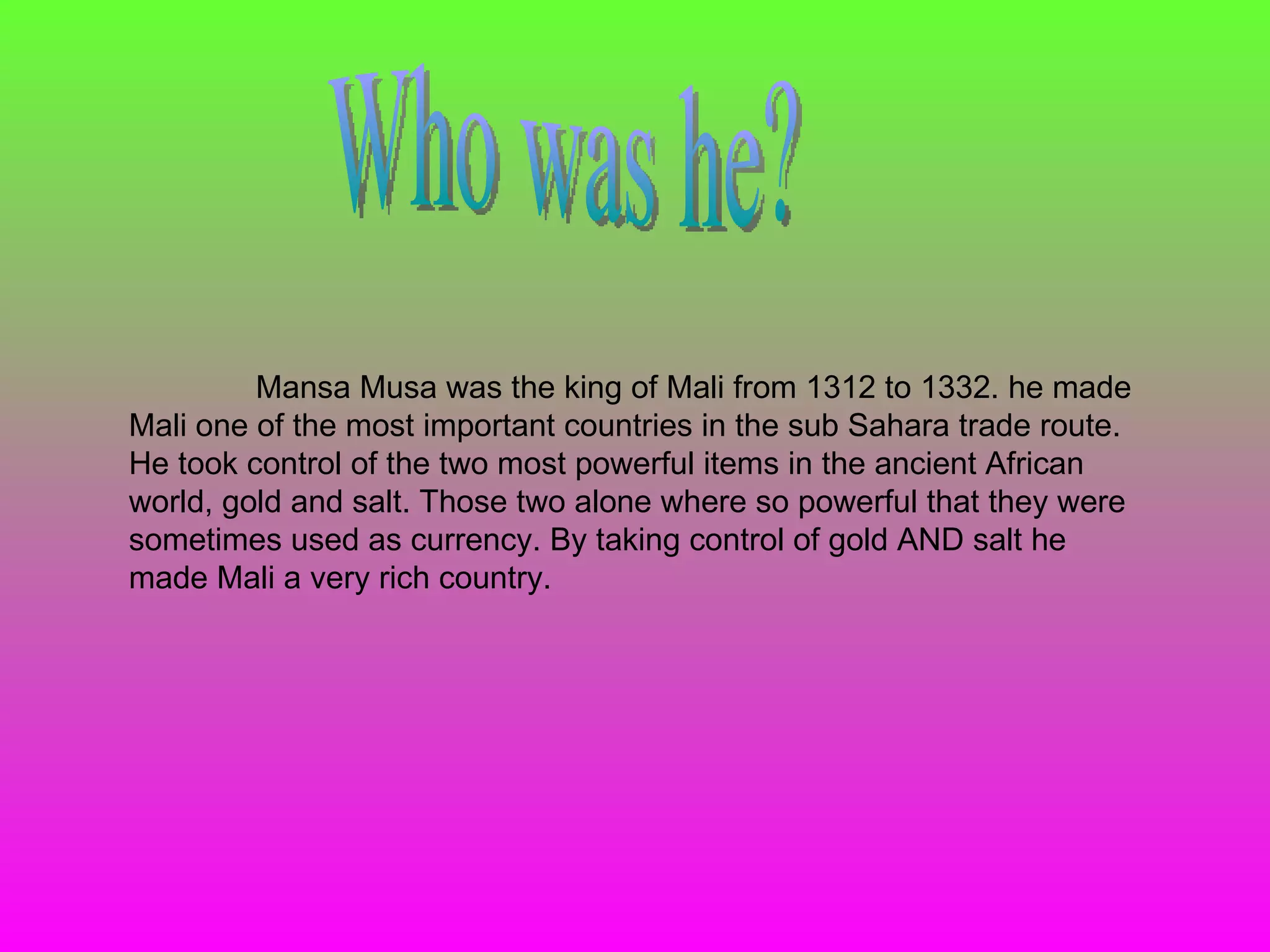 What Really Happened To Mansa Musa?  A Historian'S Revelation - 9i4fsqh