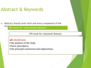 how to write an article for publication | PPTX