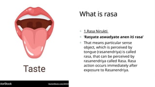 Sadharan Rasa Benefits of shadrasa bhojana in ayurveda | PPTX