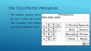 Telephone Program Eye gaze technology | PPTX