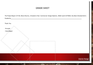 Mansi Sharma,2nd Year Interior Design (Retail Design Project) | PDF