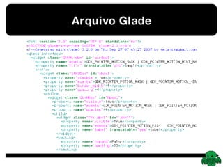 Arquivo Glade 