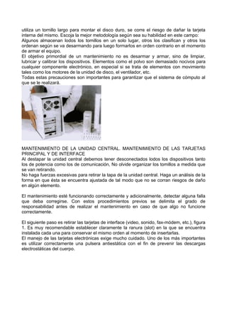 Mantenimiento preventivo