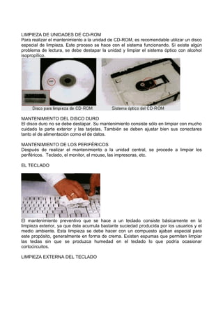 Mantenimiento preventivo