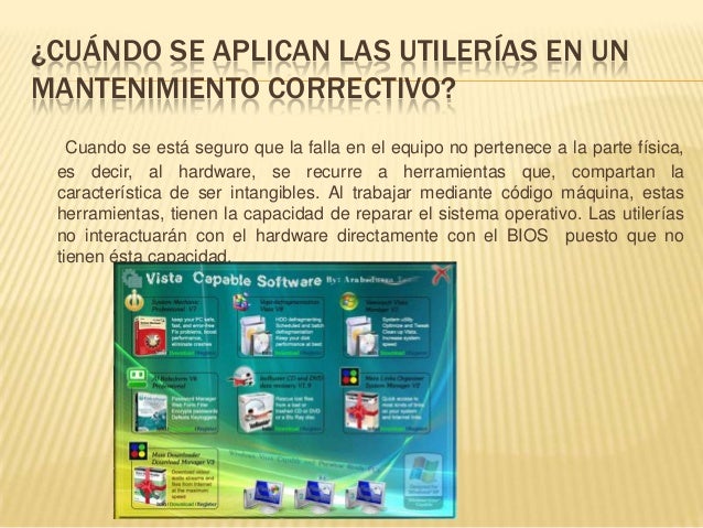 Como Se Aplican Las Utilerias Del Sistema Operativo