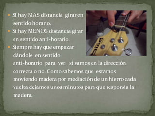 Pulsamos la sexta cuerda (Mi grave) en el traste 17.