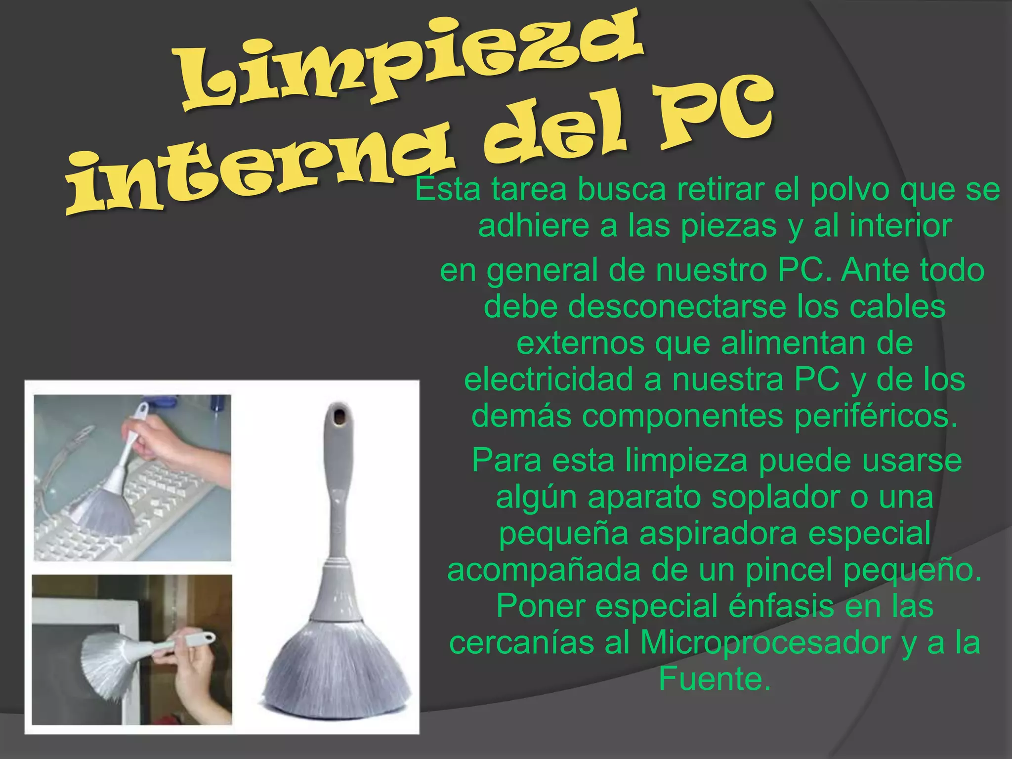 Mantenimiento De La Pc