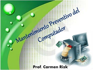 Prof. Carmen Rizk
 