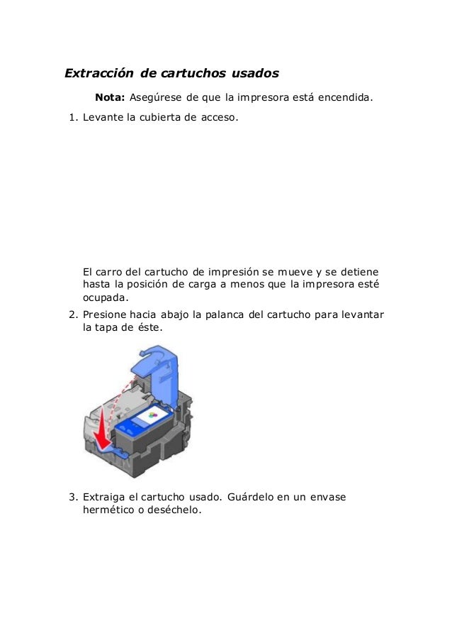 Mantenimiento de las impresoras