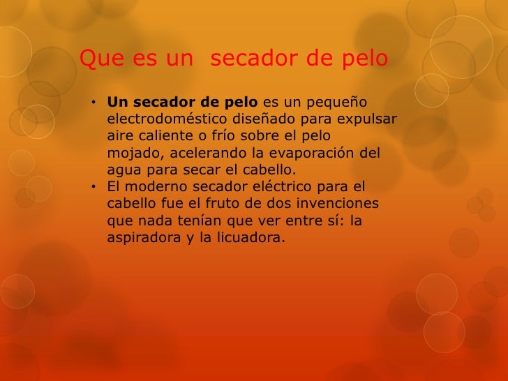 Mantenimiento del secador