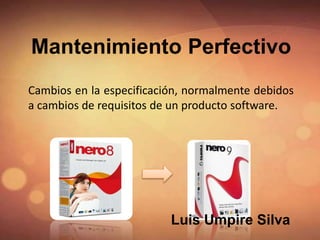 Mantenimiento de software | PPTX