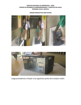 Mantenimiento el salado