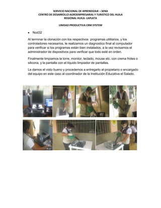 Mantenimiento el salado