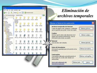 Eliminación de archivos temporales