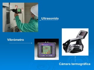 Ultrasonido
Vibrómetro
Cámara termográfica
 