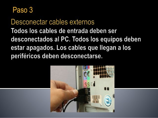 Resultado de imagen para mantenimiento preventivo pc paso paso